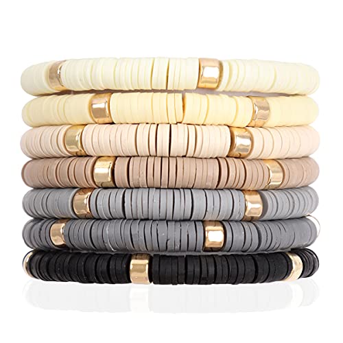 Bohemian Multi-Layer Beaded Stackable Bracelets Set