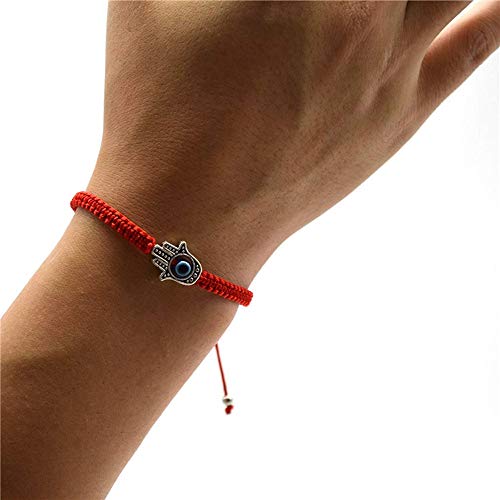 Handmade Unisex Hamsa Evil Eye Bracelet