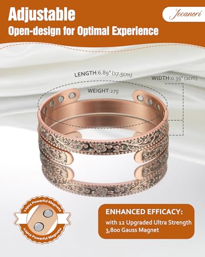 Pure Copper Magnetic Bracelets for Women