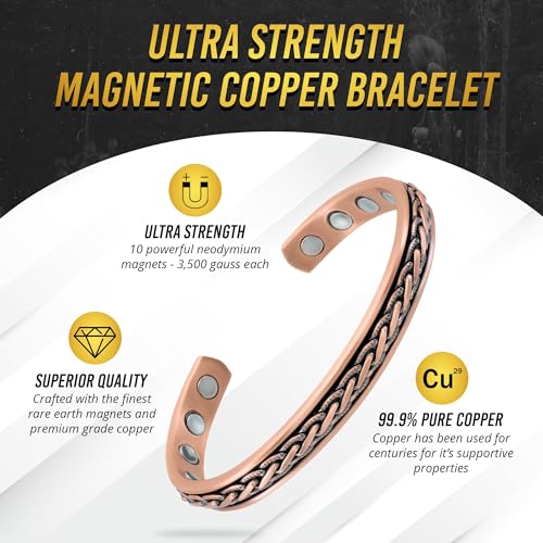 MagnetRX® Copper Magnetic Adjustable Bracelet for Everyone