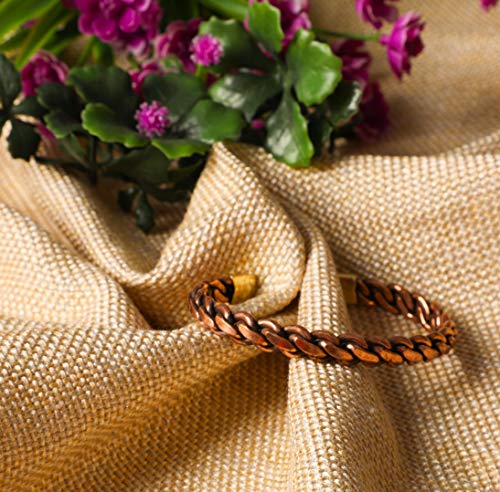 Handmade Adjustable Pure Copper Moroccan Bracelet