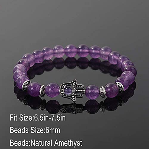 Handmade Hamsa & Evil Eye Beaded Bracelets Set