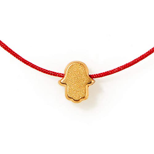 Naz Collection Gold-Plated Kabbalah Hamsa Bracelet