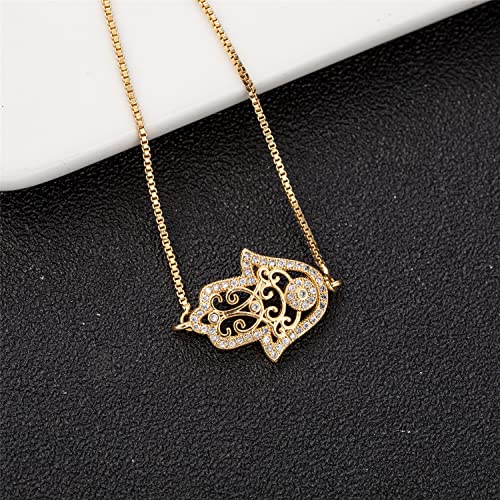 Elegant 14K Gold Plated Evil Eye Bracelet