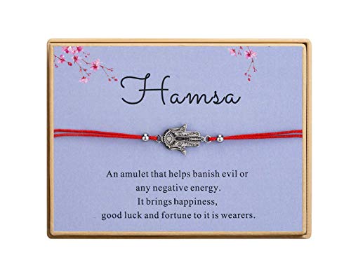 Handmade Hamsa Hand Evil Eye Bracelet for Women