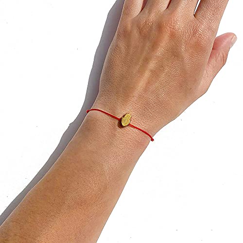 Naz Collection Gold-Plated Kabbalah Hamsa Bracelet
