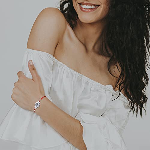 Handmade Hamsa Hand Evil Eye Bracelet for Women