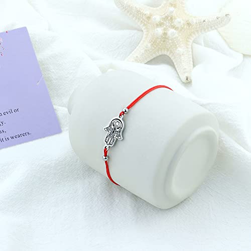 Handmade Hamsa Hand Evil Eye Bracelet for Women