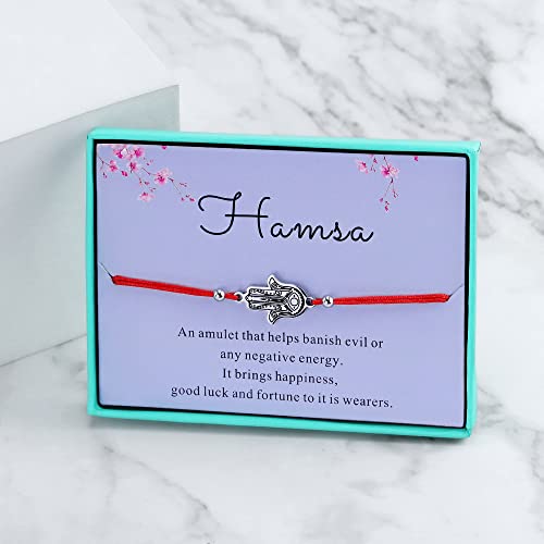 Handmade Hamsa Hand Evil Eye Bracelet for Women