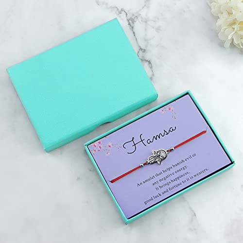 Handmade Hamsa Hand Evil Eye Bracelet for Women