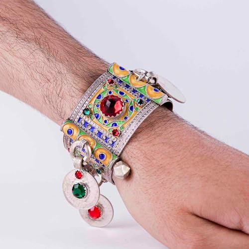 Authentic Berber Silver Cuff Bracelet
