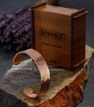 Handcrafted Hammered Turkish Copper Bracelet for Pain Relief