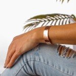 Handcrafted Hammered Turkish Copper Bracelet for Pain Relief