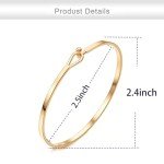 Elegant Gold Bar Cuff Bracelet for Women