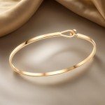 Elegant Gold Bar Cuff Bracelet for Women