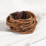 Boho Wooden Beaded Bracelets for Women