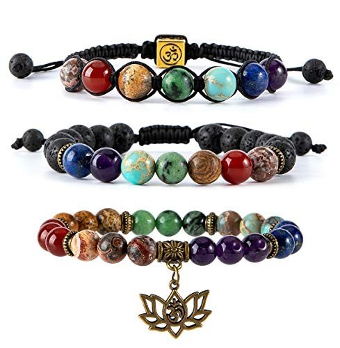 7 Chakra Beaded Healing Bracelet for Women