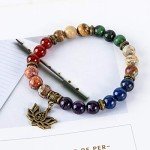 7 Chakra Beaded Healing Bracelet for Women