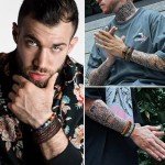 Moroccan-Inspired Braided Leather & Bead Bracelets