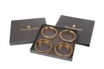 Exotic Gold Tone Filigree Bangle Bracelet Set
