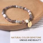 Persian Gulf Agate Bead Bracelet with Pearls