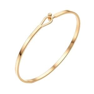 Elegant Gold Bar Cuff Bracelet for Women