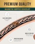 Adjustable Copper Magnetic Bracelet for Men & Women