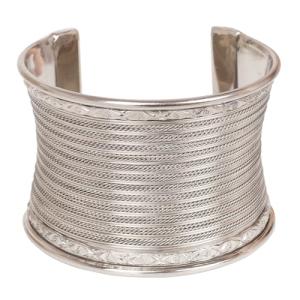 Exotic Silver Cuff Bracelet for Women