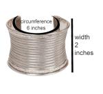 Exotic Silver Tone Hammered Wire Cuff Bracelet