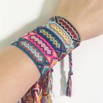 12 PCS Colorful Woven Friendship Bracelets for Girls