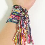 12 PCS Colorful Woven Friendship Bracelets for Girls