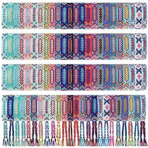 24 Pcs Adjustable Woven Friendship Bracelets