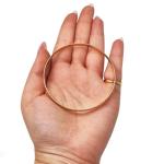 Ornate 14k Gold Moroccan Bangle Bracelet