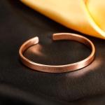 Handmade Pure Copper Adjustable Cuff Bracelet