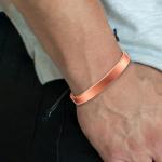 Handmade Pure Copper Adjustable Cuff Bracelet