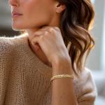 Italian 18kt Yellow Gold Cuban-Link Bracelet