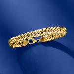 Italian 18kt Yellow Gold Cuban-Link Bracelet