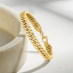 Italian 18kt Yellow Gold Cuban-Link Bracelet