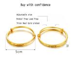 Ethlyn Gold Plated Stars Kids Lucky Bangles