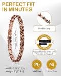 Copper Magnetic Bracelets for Women - Fishtail Design
