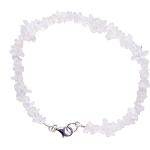 Rainbow Moonstone Natural Crystal Chip Bracelet