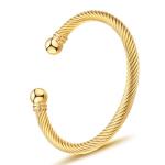 Stylish Twisted Cable Wire Bracelet for Women
