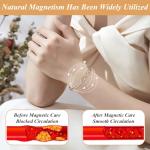 Feather Design Copper Magnetic Bracelet for All