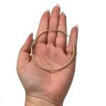 Gold Curlicue Moroccan Bangle Bracelet for Women