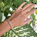 Handmade Braided Silver Cuff Bracelet for Everyone