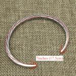 Handmade Braided Silver Cuff Bracelet for Everyone