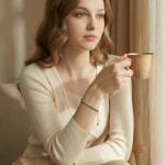 Colorful India Agate Adjustable Bracelet for Women