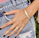 Handmade Hammered Sterling Silver Minimalist Cuff Bracelet