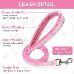 Small Dog Harness and Leash Set - Pink
