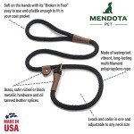 Mendota Pet Slip Leash for Small/Medium Dogs - Orange